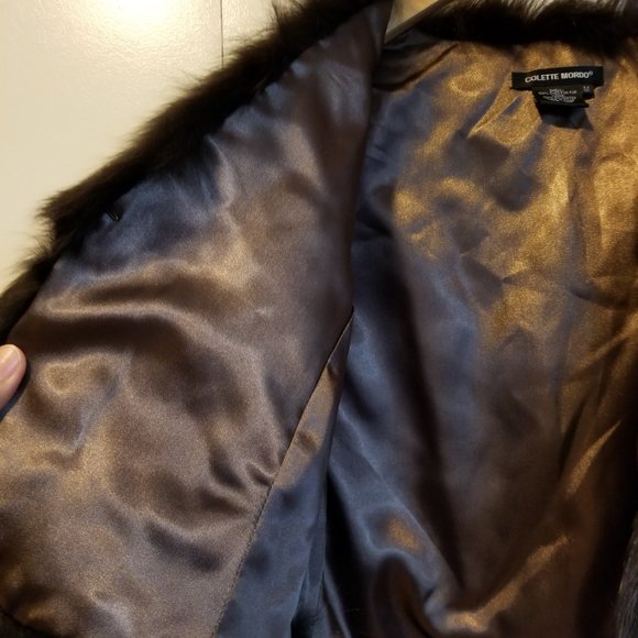 Real Fox Fur Shrug/Bollero/Short Jacket - Picture 3 of 9